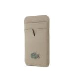 Lacoste PU Iconic Petit Pique MagSafe Wallet Taupe