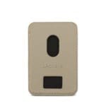 Lacoste PU Iconic Petit Pique MagSafe Wallet Taupe