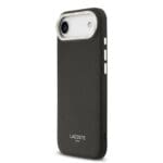 Lacoste PU Leather Champs Elysees MagSafe Black iPhone 17 Air Tok