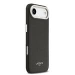 Lacoste PU Leather Champs Elysees MagSafe Black iPhone 17 Air Tok