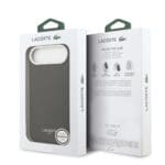 Lacoste PU Leather Champs Elysees MagSafe Black iPhone 17 Air Tok