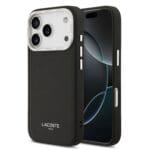 Lacoste PU Leather Champs Elysees MagSafe Black iPhone 17 Pro Tok