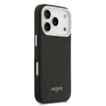 Lacoste PU Leather Champs Elysees MagSafe Black iPhone 17 Pro Tok