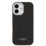 Lacoste PU Leather Champs Elysees MagSafe Black iPhone 17 Tok