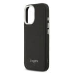 Lacoste PU Leather Champs Elysees MagSafe Black iPhone 17 Tok