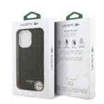Lacoste PU Leather Champs Elysees MagSafe Black iPhone 17 Tok