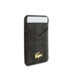 Lacoste PVC Blend MagSafe + Wallet Brown iPhone 17 Pro Tok