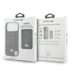 Lacoste PVC Blend MagSafe + Wallet pro Brown iPhone 17 Pro Max Tok