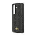 Lacoste PVC Blend Monogram Gold Logo Magnetic Brown Samsung Galaxy S26 Tok