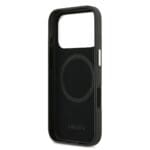 Lacoste PVC Iconic Petit Pique Metal Logo MagSafe Black iPhone 17 Pro Max Tok