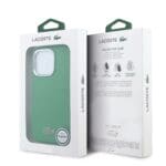Lacoste PVC Iconic Petit Pique Metal Logo MagSafe Estragon Green iPhone 16 Pro Max Tok