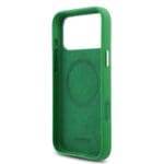 Lacoste PVC Iconic Petit Pique Metal Logo MagSafe Green iPhone 17 Pro Max Tok