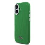 Lacoste PVC Iconic Petit Pique Metal Logo MagSafe Green iPhone 17 Tok