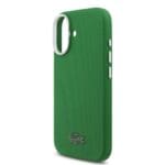 Lacoste PVC Iconic Petit Pique Metal Logo MagSafe Green iPhone 17 Tok