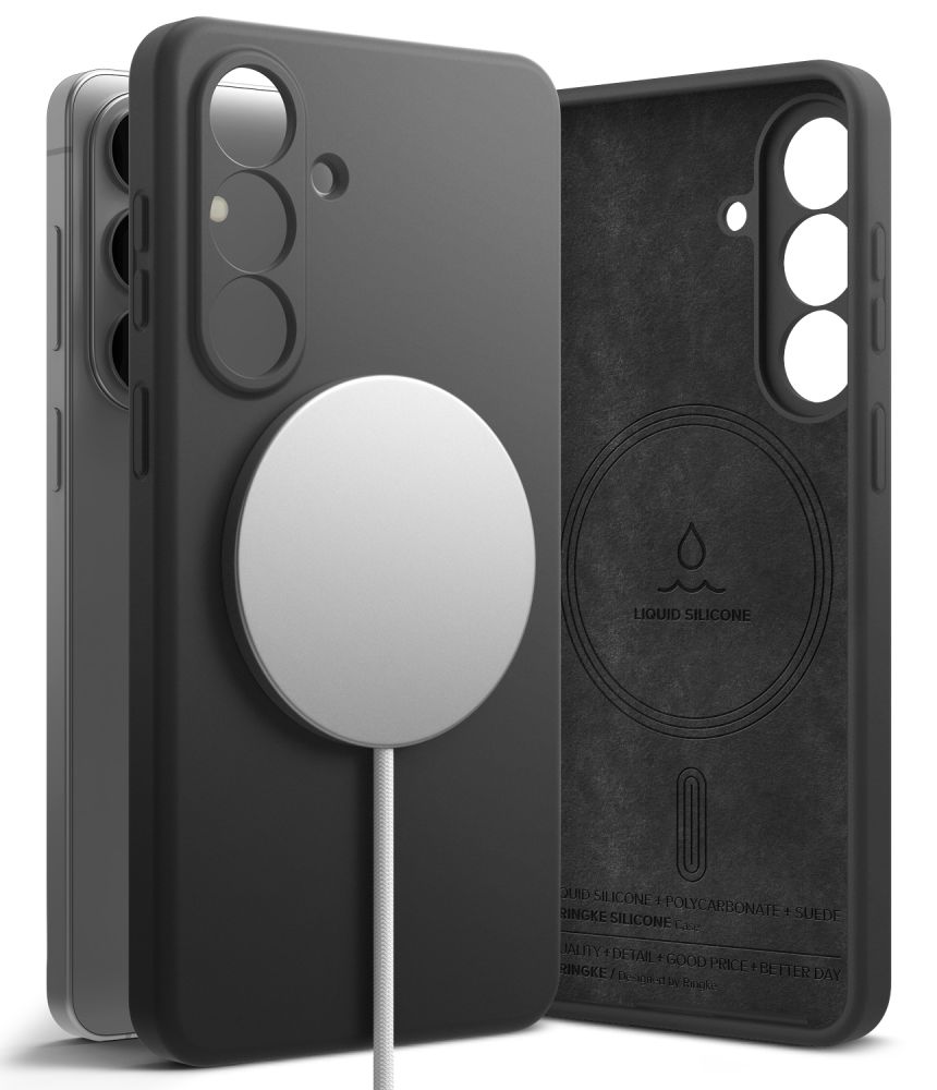 Ringke Silicone Magnetic MagSafe Black Samsung Galaxy S26 Tok