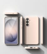 Ringke Silicone Magnetic MagSafe Pink Sand Samsung Galaxy S26 Plus Tok