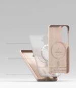 Ringke Silicone Magnetic MagSafe Pink Sand Samsung Galaxy S26 Tok