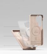 Ringke Silicone Magnetic MagSafe Pink Sand Samsung Galaxy S26 Ultra Tok