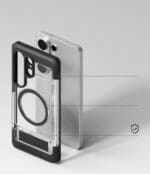 Ringke Ux Magnetic MagSafe Black/Clear Samsung Galaxy S26 Ultra Tok