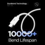 Spigen Ee451Eu Essential 1-Port Network Charger 45W + Type-C Cable White