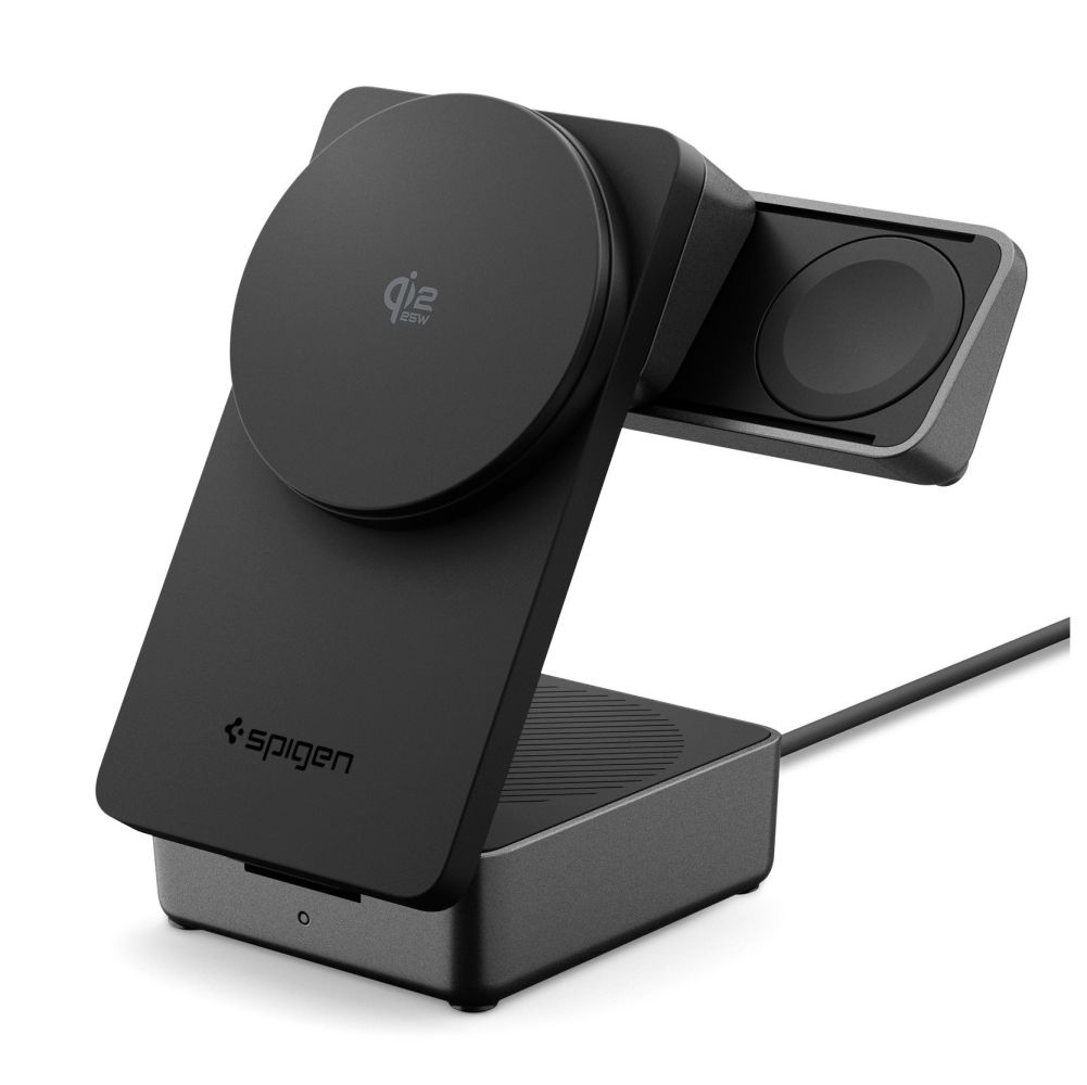Spigen Ef323Mq Essential 3In1 Magnetic MagSafe Wireless Charger 25W Qi2.2 Black