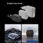 Spigen Essential Ee352Eu 2-Port Network Charger 35W Black