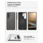 Spigen Liquid Air Mag MagSafe Marble Grey Samsung Galaxy S26 Ultra Tok