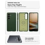 Spigen Nano Pop Mag MagSafe Avo Green Samsung Galaxy S26 Tok