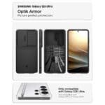Spigen Optik Armor Black Samsung Galaxy S26 Ultra Tok