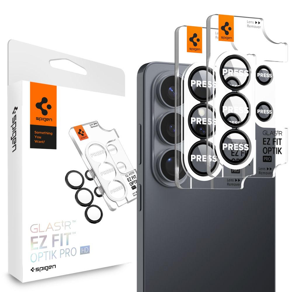 Spigen Optik Pro Hd Glas.Tr ”Ez Fit” Camera Protector 2-Pack Black Samsung Galaxy S26 Ultra
