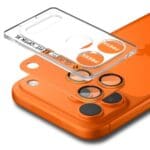 Spigen Optik Pro XL Glas.Tr ”Ez Fit” Camera Protector Orange iPhone 17 Pro