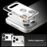 Spigen Optik Pro XL Glas.Tr ”Ez Fit” Camera Protector Silver iPhone 17 Pro Max