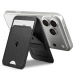 Spigen S314-1 Slim Fold Tripod MagSafe Universal Magnetic Card Holder Black