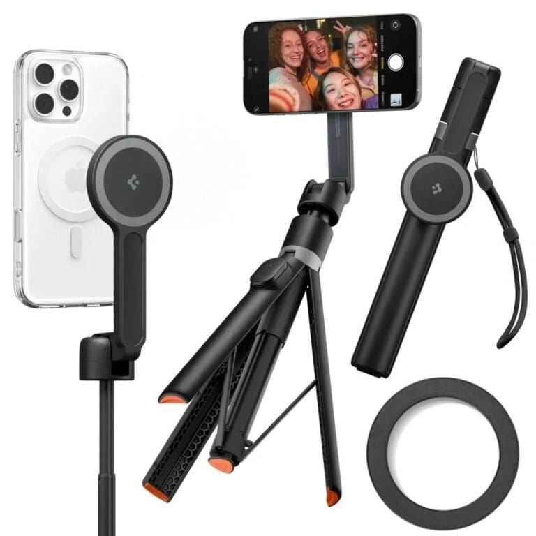 Spigen S581W MagSafe Bluetooth Selfie Stick Tripod Black