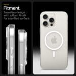 Spigen Thin Fit "T" Mag MagSafe Clear/White iPhone 16 Pro Tok