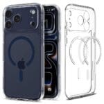 Spigen Ultra Hybrid Mag MagSafe Clear/Deep Blue iPhone 17 Pro Max Tok