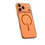 Spigen Ultra Hybrid Mag MagSafe Clear/Orange iPhone 17 Pro Tok
