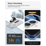 Spigen Ultra Hybrid Mag MagSafe Clear/White Samsung Galaxy S26 Plus Tok