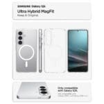 Spigen Ultra Hybrid Mag MagSafe Clear/White Samsung Galaxy S26 Tok