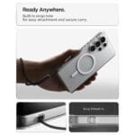 Spigen Ultra Hybrid Mag MagSafe Clear/White Samsung Galaxy S26 Ultra Tok