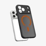 Spigen Ultra Hybrid Mag MagSafe Frost Black/Orange iPhone 17 Pro Max Tok