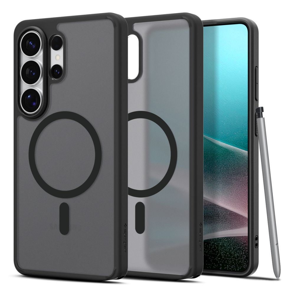 Spigen Ultra Hybrid Mag MagSafe Frost Black Samsung Galaxy S26 Ultra Tok