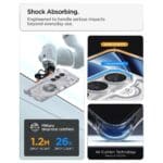 Spigen Ultra Hybrid Mag MagSafe Zero One White Samsung Galaxy S26 Plus Tok