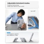 Spigen Ultra Hybrid "S" Mag MagSafe Clear/White Samsung Galaxy S26 Tok