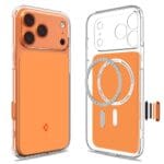 Spigen Ultra Hybrid ”T” Mag MagSafe Glossy Orange iPhone 17 Pro Tok