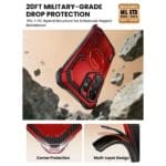 Supcase Iblsn Armorbox Mag MagSafe Ruddy Samsung Galaxy S26 Ultra Tok