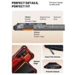 Supcase Iblsn Armorbox Mag MagSafe Ruddy Samsung Galaxy S26 Ultra Tok