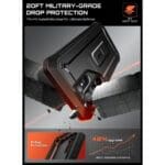 Supcase Unicorn Beetle Pro & Tempered Glass 2-Pack Black Samsung Galaxy S26 Ultra