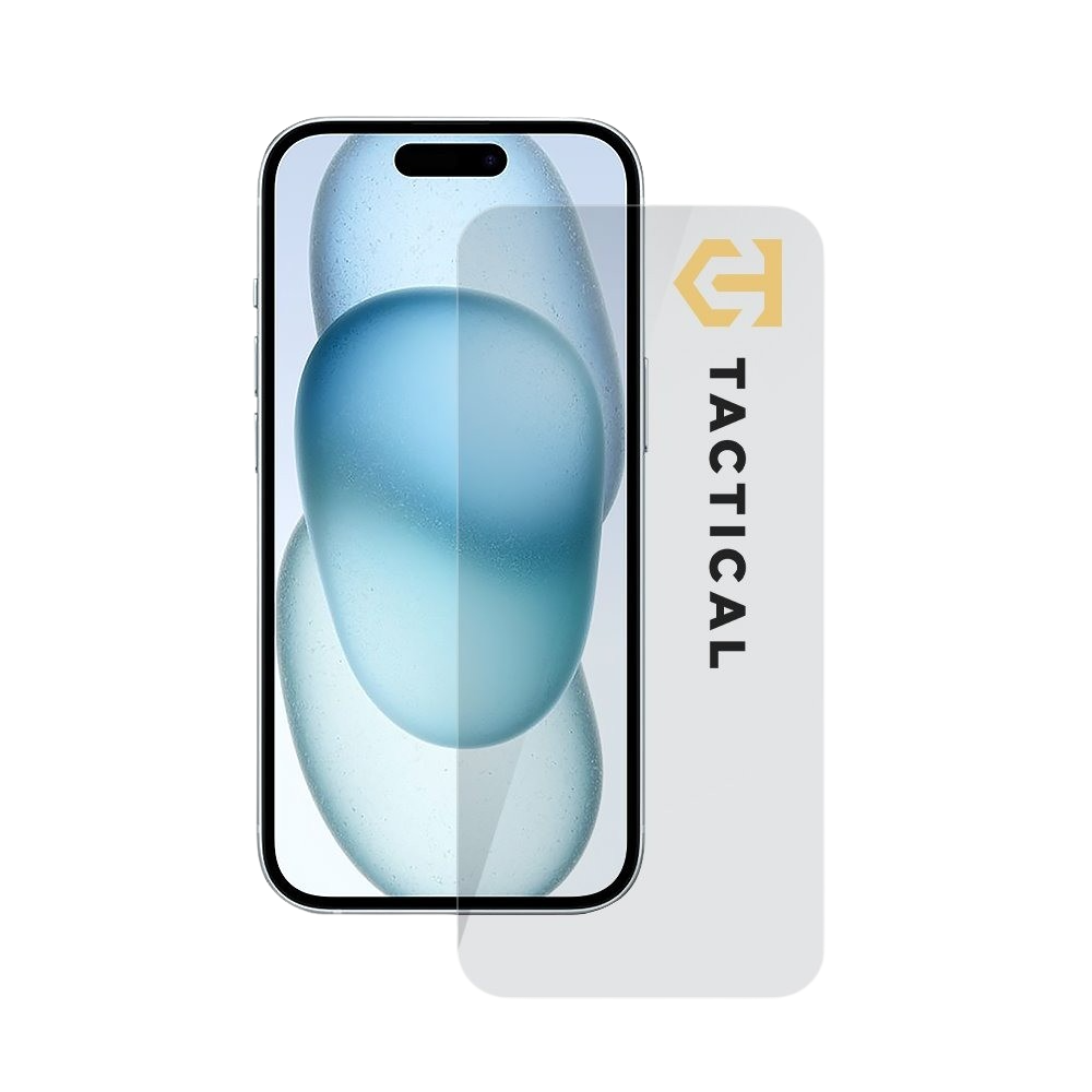 Tactical Glass Shield 2.5D Glass Apple Clear iPhone 15/16