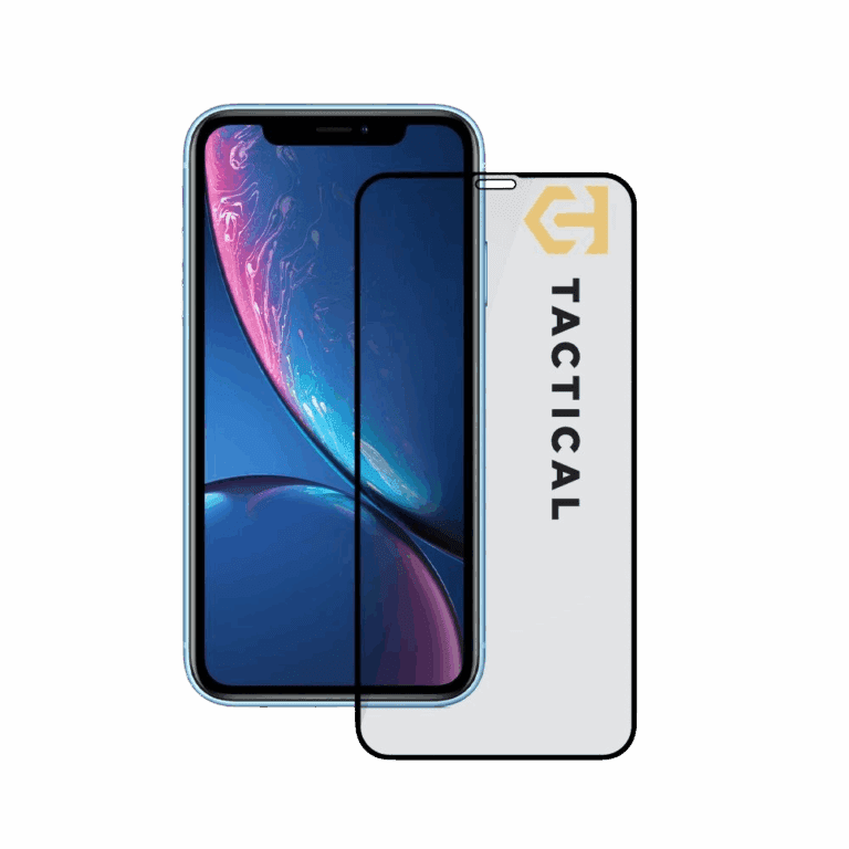 Tactical Glass Shield 5D Glass Apple Black iPhone 11/XR